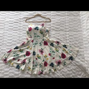 White Floral Sundress